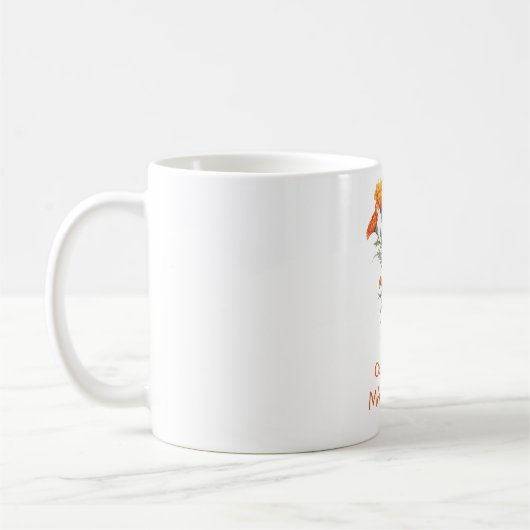 Blume Marigold Tasse (Links)