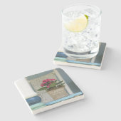 Blume Market Blume Pot - Martha's Vineyard Steinuntersetzer (Seitenansicht)