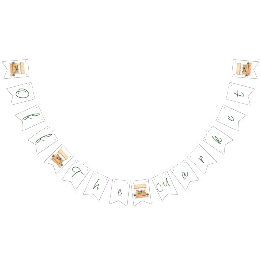 Blume Market Brautparty für marktorientierte Bauer Wimpelkette (Alle)