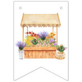 Blume Market Brautparty für marktorientierte Bauer Wimpelkette (Erste Fahne)