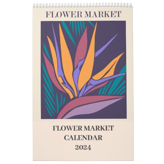 Blume Market Calendar Hübsch Kalender (Titelbild)