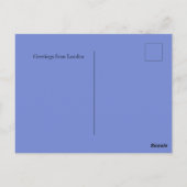 Blume Market Cities of the World London Custom Postkarte (Rückseite)