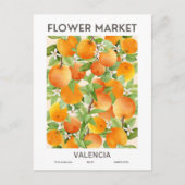Blume Market Cities of the World Valencia Custom Postkarte (Vorderseite)