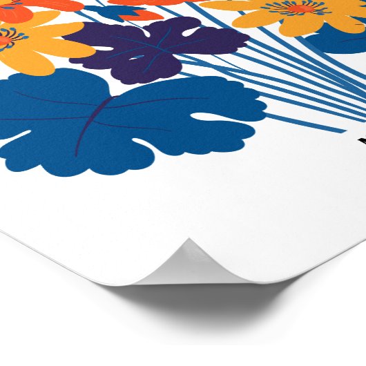 Blume Market Editable Athen Poster (Ecke)