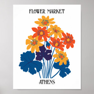 Blume Market Editable Athen Poster