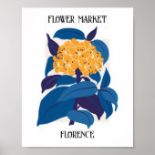 Blume Market Editable Florenz Poster (Vorne)