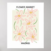 Blume Market Editable Madrid Poster (Vorne)