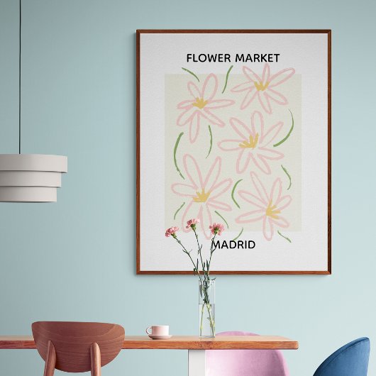 Blume Market Editable Madrid Poster