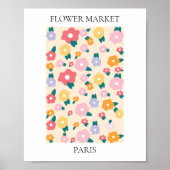 Blume Market Editable Paris Poster (Vorne)