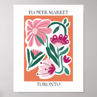Blume Market Editable Poster