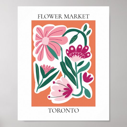Blume Market Editable Poster (Vorne)