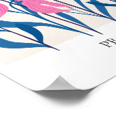 Blume Market Editable Prag Poster (Ecke)