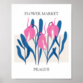 Blume Market Editable Prag Poster