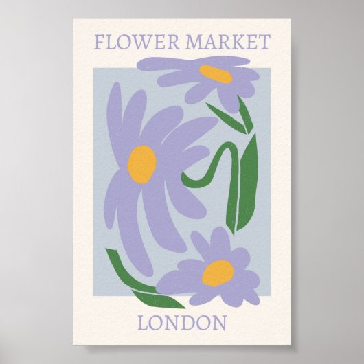 Blume Market London Poster (Vorne)