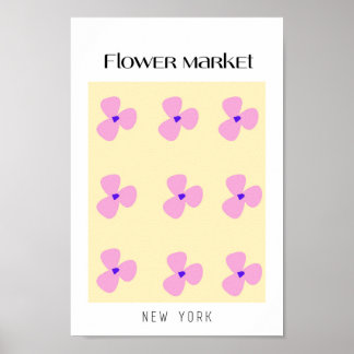 Blume Market New York Poster