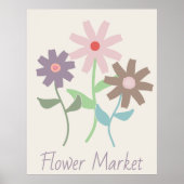 Blume Market Poster (Vorne)