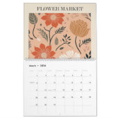 Blume Markt 2 Kalender Hübsch (Mär 2026)
