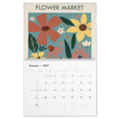 Blume Markt 2 Kalender Hübsch (Feb 2027)