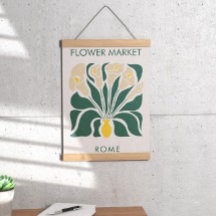 Blume Markt Abstrakt Retro Calla Lilie