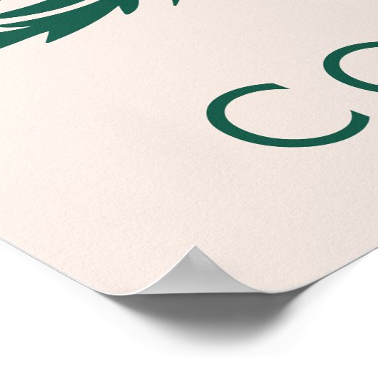 Blume Markt Abstrakt Retro Daisy Poster (Ecke)