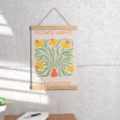 Blume Markt Abstrakte Retro-Dioden Poster