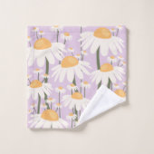 Blume Markt Amsterdam Abstrakt Retro Daisies Badhandtuch Set (Waschlappen)