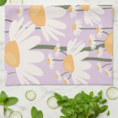 Blume Markt Amsterdam Abstrakt Retro Daisies Geschirrtuch (Gefaltet)