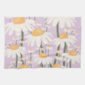 Blume Markt Amsterdam Abstrakt Retro Daisies Geschirrtuch (Horizontal)