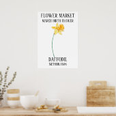 Blume Markt Birma Blume MÄRZ Printmedien Poster (Küche)