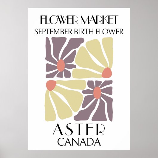 Blume Markt Birma Blume SEPTEMBER Kunstdruckerei Poster (Vorne)