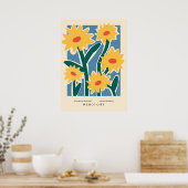 Blume Markt Druck Mexiko Stadt Sunflowers Ästhetik Poster (Küche)
