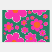 Blume Markt Honolulu Moderne Dekoration Retro Blum Geschenkpapier Set (Vorderseite 2)