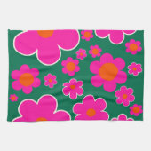 Blume Markt Honolulu Moderne Dekoration Retro Blum Geschirrtuch (Horizontal)