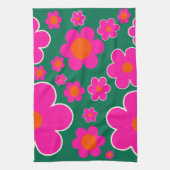 Blume Markt Honolulu Moderne Dekoration Retro Blum Geschirrtuch (Vertikal)