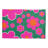 Blume Markt Honolulu Moderne Dekoration Retro Blum Kissenbezug (Rückseite)