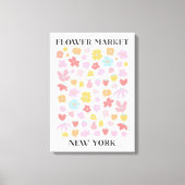Blume Markt New York Frühjahr Blumengarten Leinwanddruck (Vorderseite)