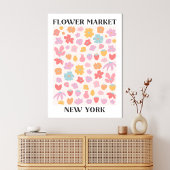Blume Markt New York Frühjahr Blumengarten Leinwanddruck