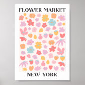 Blume Markt New York Frühjahr Blumengarten Poster (Vorne)