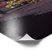 Blume-Markt Rom Fotodruck (Ecke)