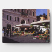 Blume-Markt Rom Fotoplatte (Vorderseite)