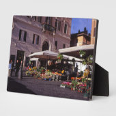 Blume-Markt Rom Fotoplatte (Seite)