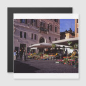 Blume-Markt Rom Magnetkarte (Vorne/Hinten)