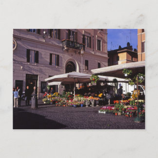 Blume-Markt Rom Postkarte