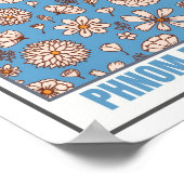 Blume Markt Südostasien Phnom Penh Poster (Ecke)