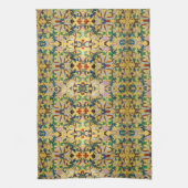 Blume Markt Vintag Gelbe Wildblume Botanische Geschirrtuch (Vertikal)