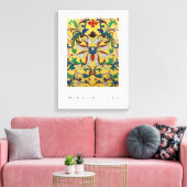 Blume Markt Vintag Gelbe Wildblume Botanische Leinwanddruck (Insitu (Wohnzimmer))