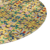 Blume Markt Vintag Gelbe Wildblume Botanische Schneidebrett (Ecke)