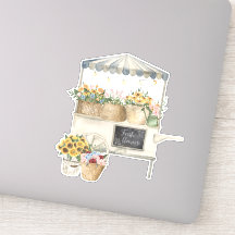 Blume Marktdiagramm Watercolor Kernstück Kunst