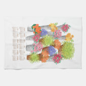 Blume Marktkalender Küchentuch (Horizontal)