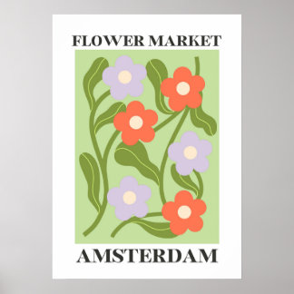 Blume Marktplakat für Wohngestaltung Poster